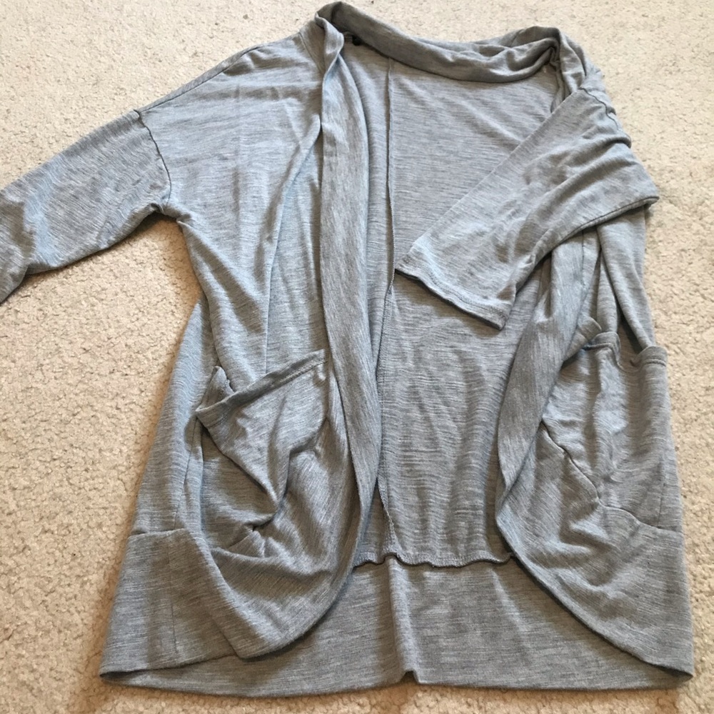 Grey cardigan